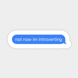 introverting introvert Sticker